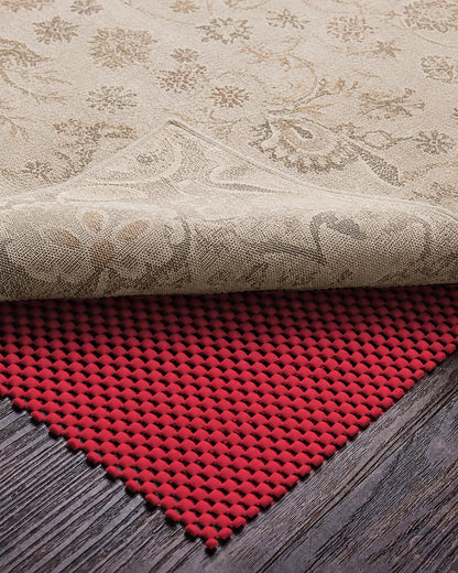 3x5 Ft Rug Pad Gripper for Hardwood Floors, Non Slip Rug Pads for Area Rugs, Thick Dark Grey Rug Grippers for Tile Floors, Under Carpet Anti Skid Mat, Keep Your Rugs Safe and in Place