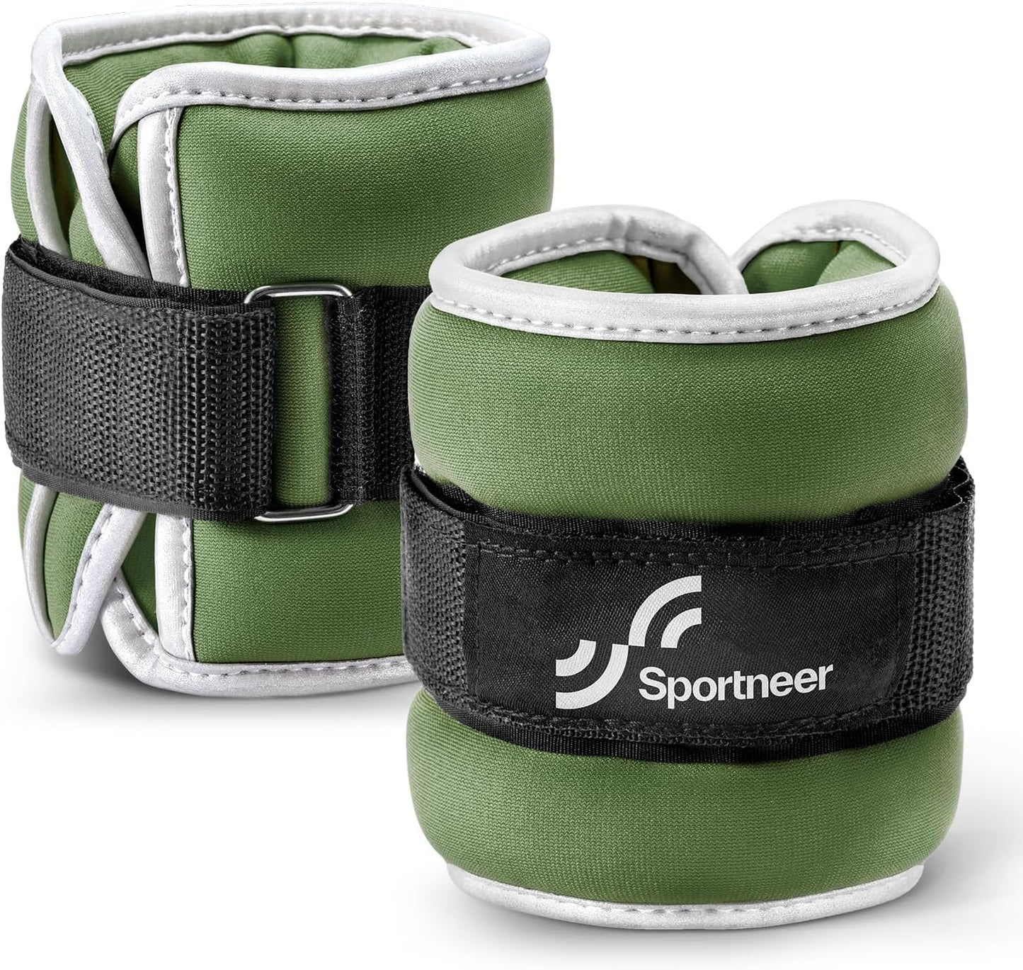 Ankle Weights Wrist Weights Pair of 1/2/4/6/10 LBS for Men Women Kids Strength Training Wrist and Ankle Weights Set with Reflective Strips for Dancing Running Walking Fitness Workout Gym