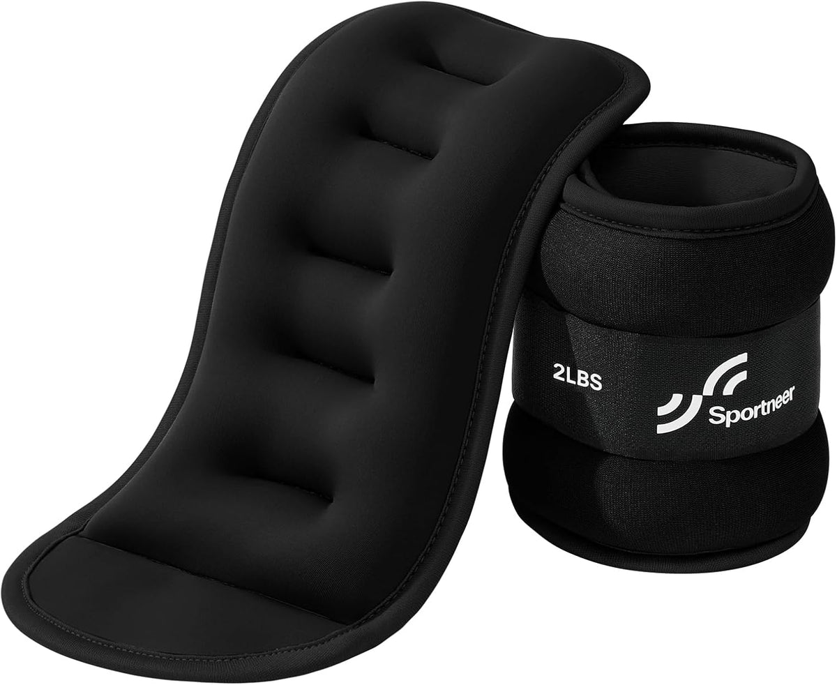 Ankle Weights Wrist Weights Pair of 1/2/4/6/10 LBS for Men Women Kids Strength Training Wrist and Ankle Weights Set with Reflective Strips for Dancing Running Walking Fitness Workout Gym
