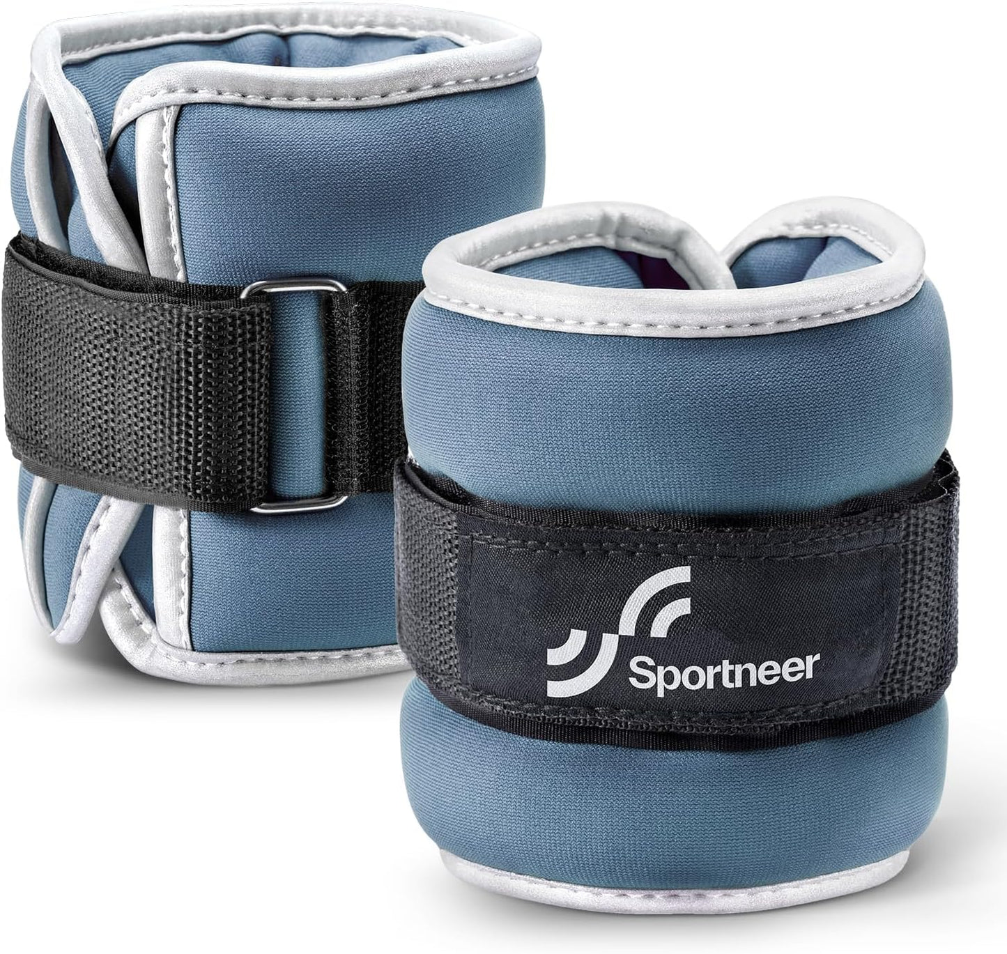 Ankle Weights Wrist Weights Pair of 1/2/4/6/10 LBS for Men Women Kids Strength Training Wrist and Ankle Weights Set with Reflective Strips for Dancing Running Walking Fitness Workout Gym