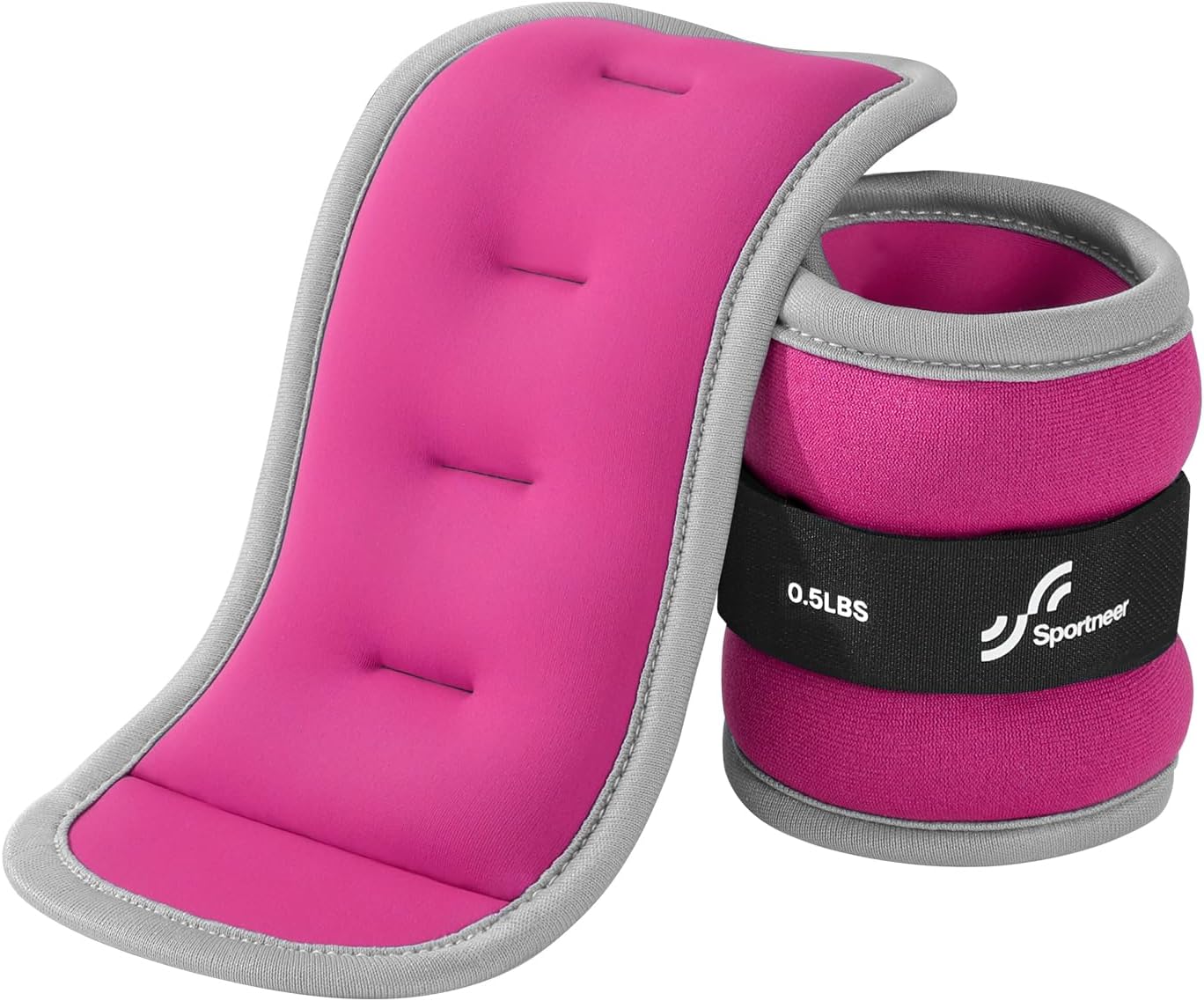 Ankle Weights Wrist Weights Pair of 1/2/4/6/10 LBS for Men Women Kids Strength Training Wrist and Ankle Weights Set with Reflective Strips for Dancing Running Walking Fitness Workout Gym