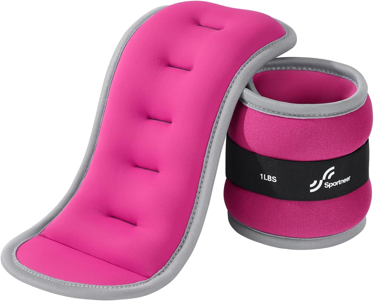 Ankle Weights Wrist Weights Pair of 1/2/4/6/10 LBS for Men Women Kids Strength Training Wrist and Ankle Weights Set with Reflective Strips for Dancing Running Walking Fitness Workout Gym