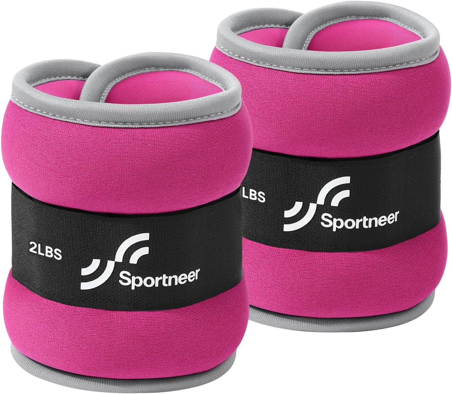 Ankle Weights Wrist Weights Pair of 1/2/4/6/10 LBS for Men Women Kids Strength Training Wrist and Ankle Weights Set with Reflective Strips for Dancing Running Walking Fitness Workout Gym