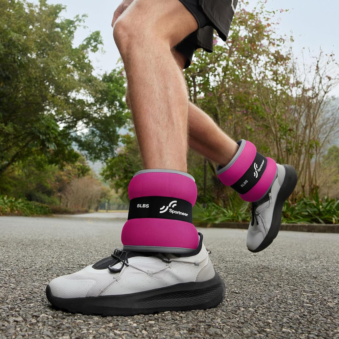Ankle Weights Wrist Weights Pair of 1/2/4/6/10 LBS for Men Women Kids Strength Training Wrist and Ankle Weights Set with Reflective Strips for Dancing Running Walking Fitness Workout Gym