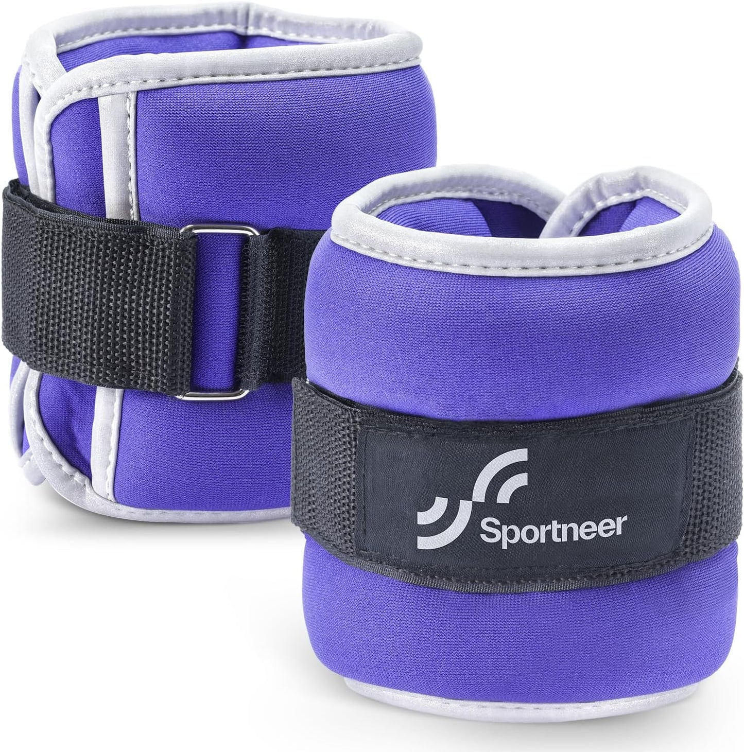 Ankle Weights Wrist Weights Pair of 1/2/4/6/10 LBS for Men Women Kids Strength Training Wrist and Ankle Weights Set with Reflective Strips for Dancing Running Walking Fitness Workout Gym