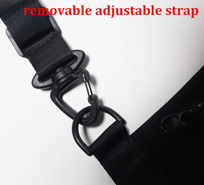 Yoga Mat Carrier Strap Shoulder Bag with Large Compartment Zipper Pocket
