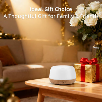 300ml Essential Oil Diffuser with Remote and 7-Color LED Light