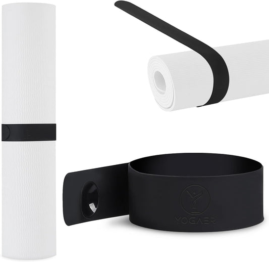 Yoga Mat Carrier Strap, Adjustable Thick Straps Sling for Carrying Large Mats, Stretching Band