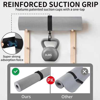Yoga Mat Carrier Strap, Adjustable Thick Straps Sling for Carrying Large Mats, Stretching Band