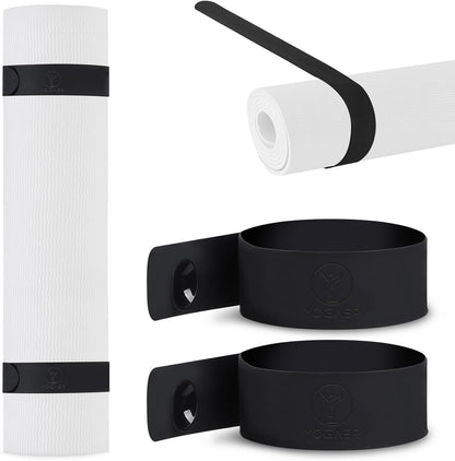 Yoga Mat Carrier Strap, Adjustable Thick Straps Sling for Carrying Large Mats, Stretching Band