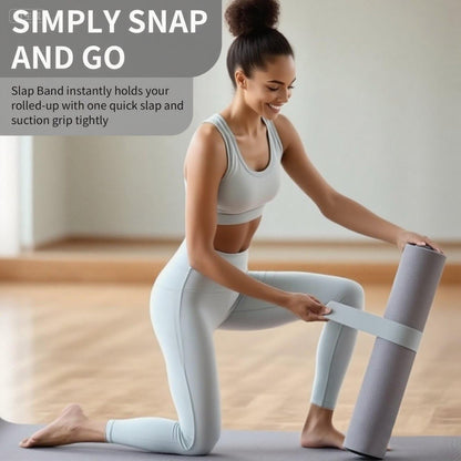 Yoga Mat Carrier Strap, Adjustable Thick Straps Sling for Carrying Large Mats, Stretching Band