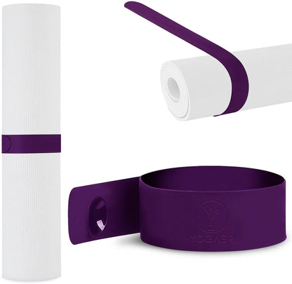 Yoga Mat Carrier Strap, Adjustable Thick Straps Sling for Carrying Large Mats, Stretching Band