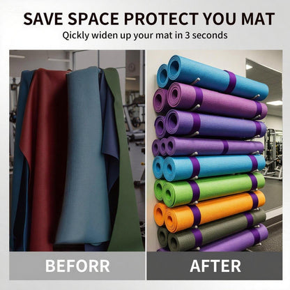 Yoga Mat Carrier Strap, Adjustable Thick Straps Sling for Carrying Large Mats, Stretching Band
