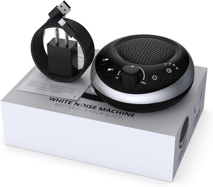 Sound Machine Loud White Noise Machine Nonstop Brown Noise Sleep Machine 30 Soothing Sounds for Baby Kids Adults Pink Noise Sounds Machine 36-Level Vol 4 Timer Memory Function for Home Travel Office