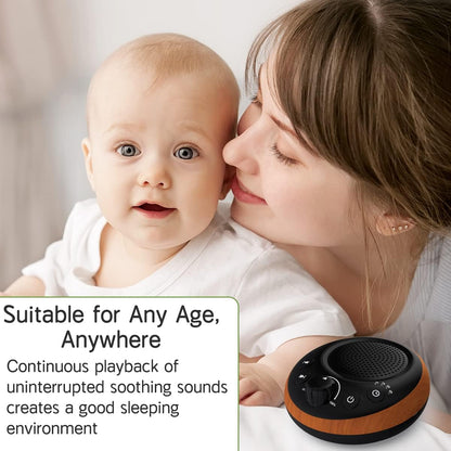 Sound Machine Loud White Noise Machine Nonstop Brown Noise Sleep Machine 30 Soothing Sounds for Baby Kids Adults Pink Noise Sounds Machine 36-Level Vol 4 Timer Memory Function for Home Travel Office