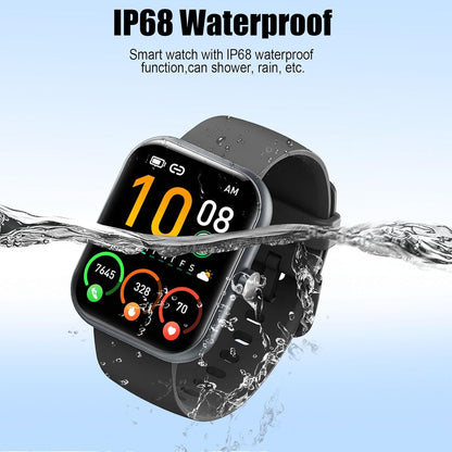 2026 Smart Watch for Men Women (Answer/Make Call), 1.96" HD Fitness Tracker Running Watch, IP68 Waterproof,Pedometer, Sleep/Step/Activity/Heart Rate Monitor,110+ Sport Mode Smartwatch for Android iOS