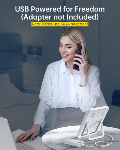Light Therapy Lamp - 10000 Lux Therapy Lights, 3 Timing & Mode Happy Lamp, Touch Control Daylight Lamp with Memory Function, Portable Light Therapy Box for Home/Office Use As Lift Mood