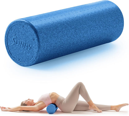 36" Pink High-Density Yoga Foam Roller | Muscle Relief, Physical Therapy, Post-Workout Recovery, Improved Flexibility, Home, Gym, Rehab Use, Full-Body Use