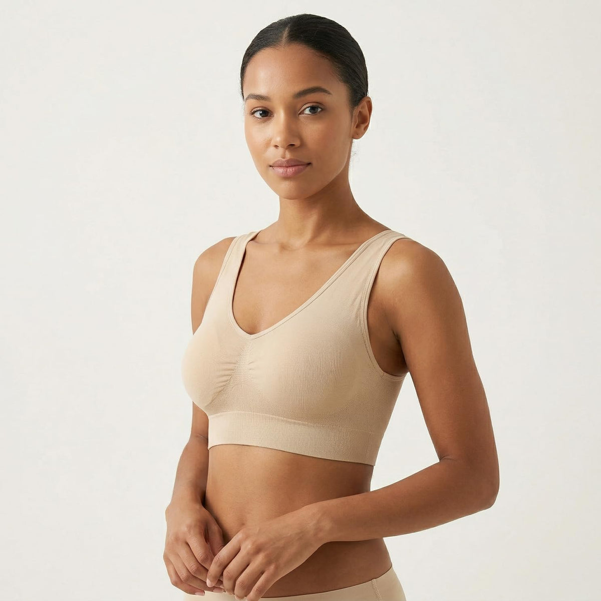 Women's Comfort Wirefree Bralette Unpadded Sleep Yoga Bra