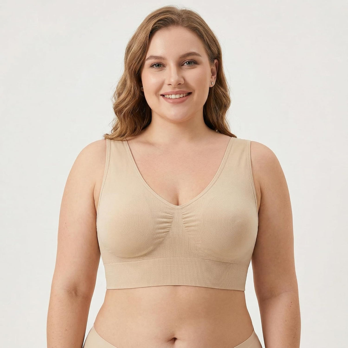Women's Comfort Wirefree Bralette Unpadded Sleep Yoga Bra