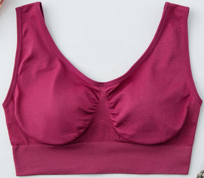 Women's Comfort Wirefree Bralette Unpadded Sleep Yoga Bra