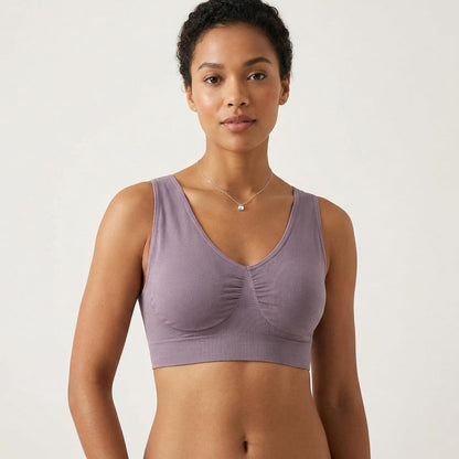 Women's Comfort Wirefree Bralette Unpadded Sleep Yoga Bra