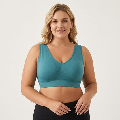 Women's Comfort Wirefree Bralette Unpadded Sleep Yoga Bra