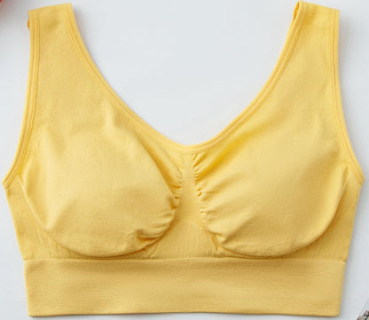 Women's Comfort Wirefree Bralette Unpadded Sleep Yoga Bra