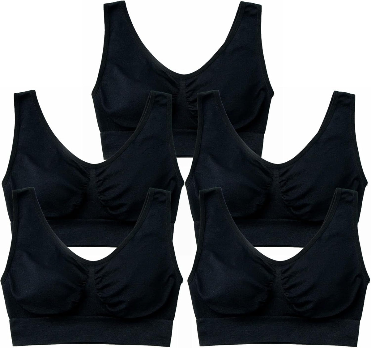 Women's Comfort Wirefree Bralette Unpadded Sleep Yoga Bra