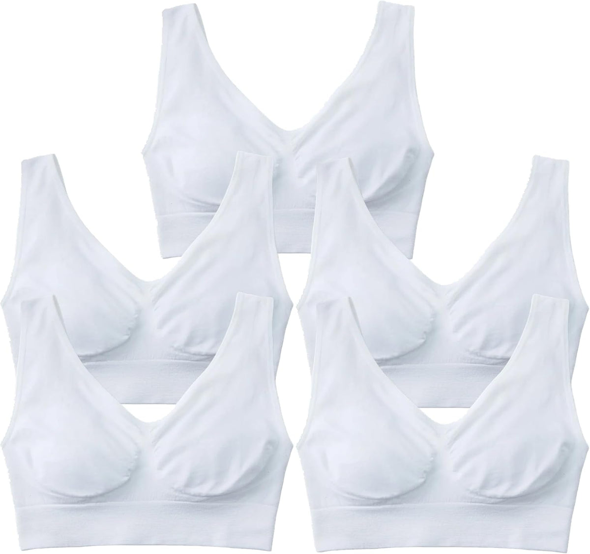 Women's Comfort Wirefree Bralette Unpadded Sleep Yoga Bra