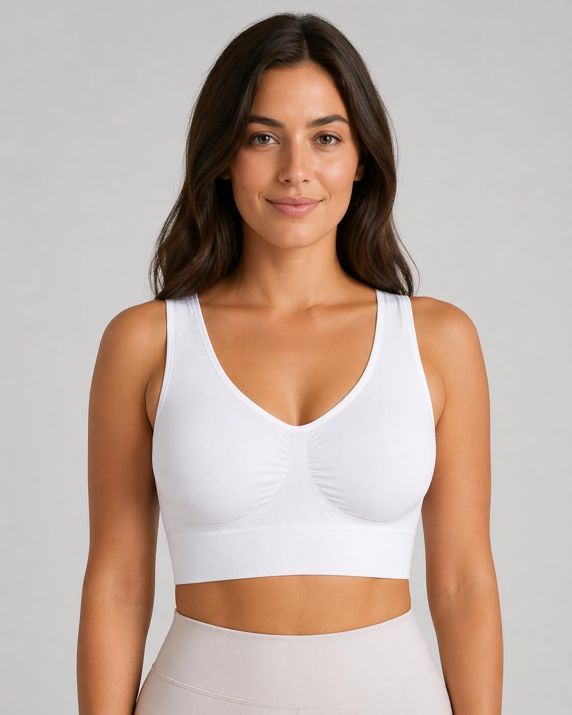 Women's Comfort Wirefree Bralette Unpadded Sleep Yoga Bra