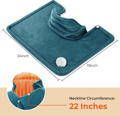 Heating Pad for Neck & Shoulders & Back: Electric Instant Heat 2026 Upgrade