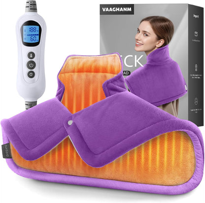 Heating Pad for Neck & Shoulders & Back: Electric Instant Heat 2026 Upgrade