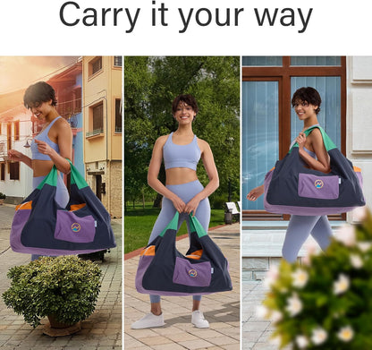 Yoga Bags and Carriers Fits All Your Stuff, Extra Large Yoga Mat Bag Full Zip Yoga Mat Bag with 3 Zipper pockets
