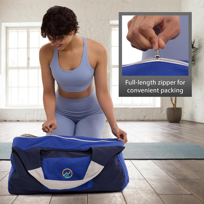Yoga Bags and Carriers Fits All Your Stuff, Extra Large Yoga Mat Bag Full Zip Yoga Mat Bag with 3 Zipper pockets