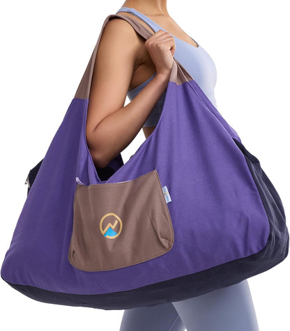 Yoga Bags and Carriers Fits All Your Stuff, Extra Large Yoga Mat Bag Full Zip Yoga Mat Bag with 3 Zipper pockets
