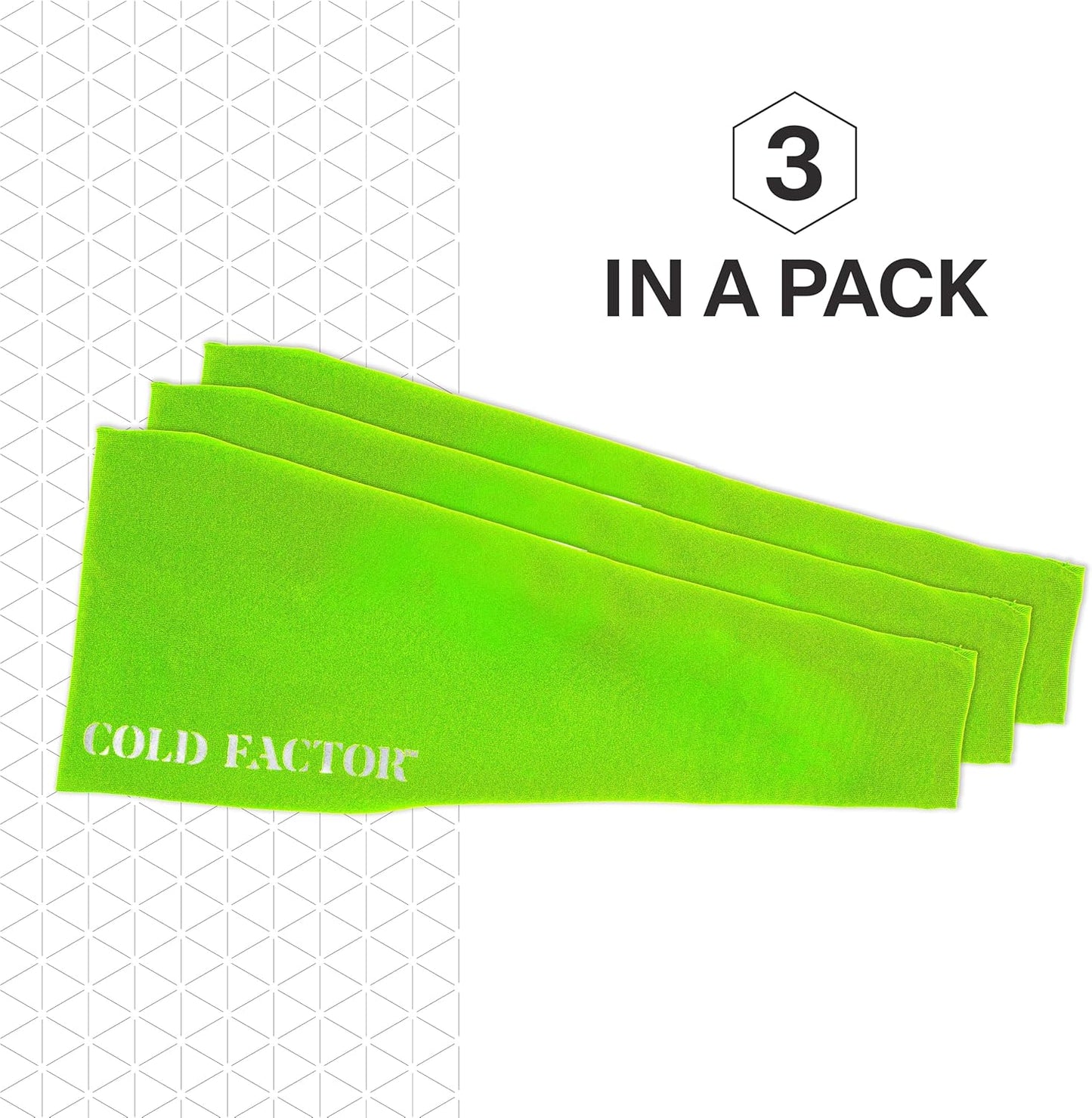 COLD FACTOR Cooling Headband for Women and Men – UPF 50+ Advanced Evaporative Comfort, Instant Cooling Sweatband for Outdoor Sports, Fitness, Yoga, Hiking, Running, and Workout