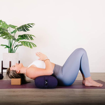 Cork Yoga Block - Naturally Grippy Texture, Durable, Made from Renewable Cork, Rounded Edges for Comfort, Great for Sweaty Hands BL-CORK