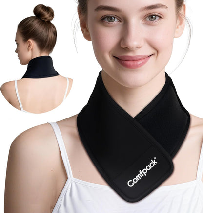 Neck Ice Pack Wrap, Flexible Gel Ice Pack for Neck, Wrists, Head
