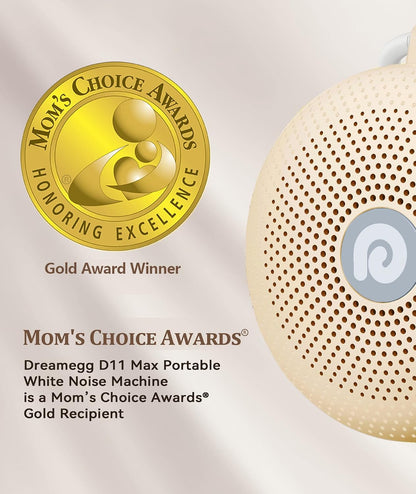 Portable Noise Machine for Baby Adult, Features Powerful Battery, 21 Soothing Sound, Noise Canceling for Office & Sleeping, Sound Therapy for Home, Travel, Registry Gift, Classic White