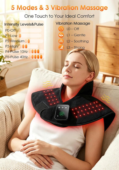 Red Light Therapy for Neck Shoulder Pain Relief,Infrared Light Therapy