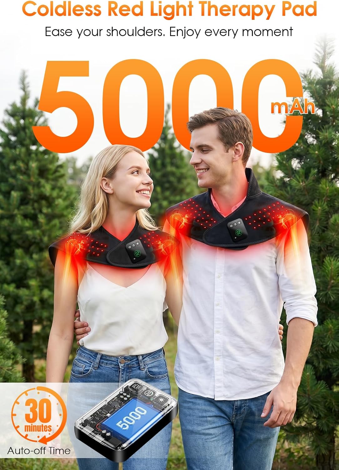 Red Light Therapy for Neck Shoulder Pain Relief,Infrared Light Therapy