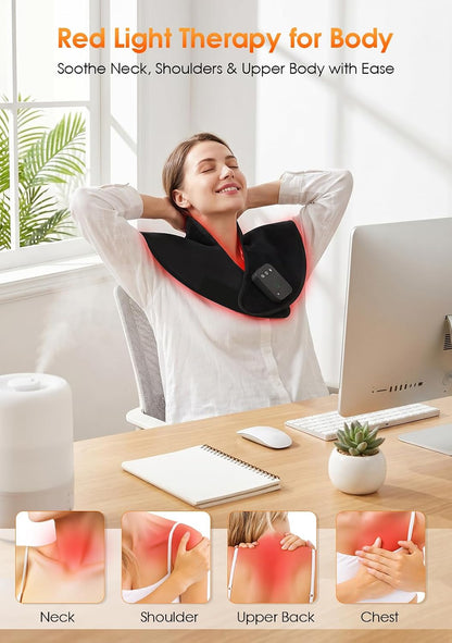 Red Light Therapy for Neck Shoulder Pain Relief,Infrared Light Therapy