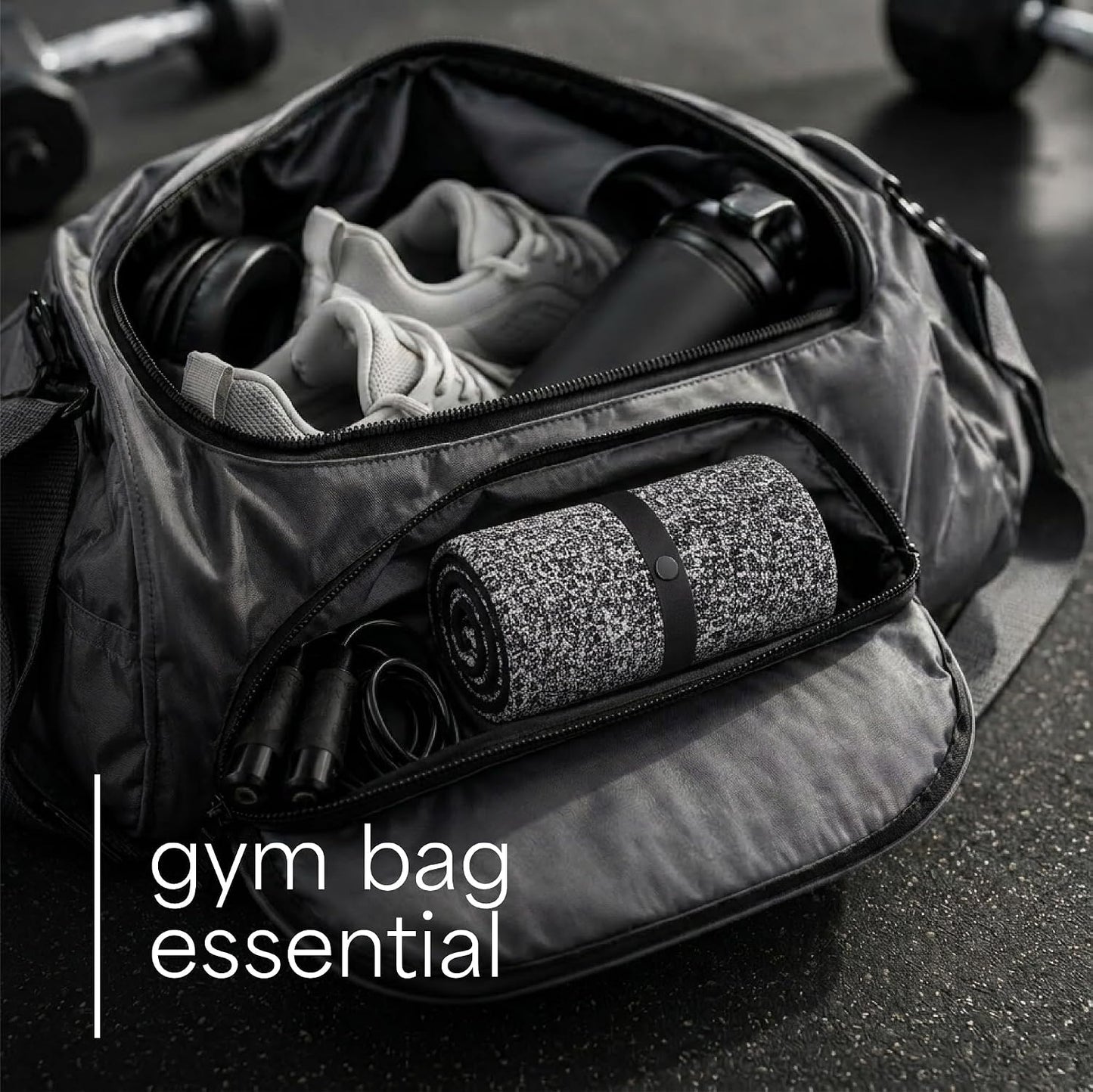 . Microfiber Gym Towels, 6 Pack, 16" x 27"