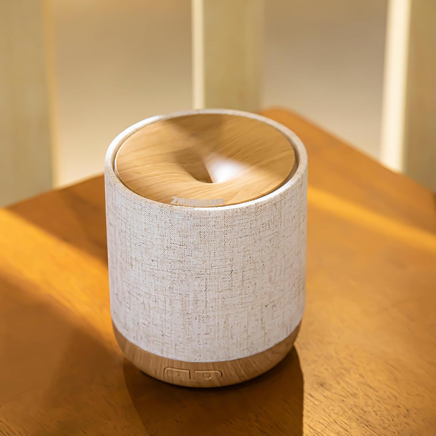 Essential Oil Diffuser with Fabric Cover and Night Lamp