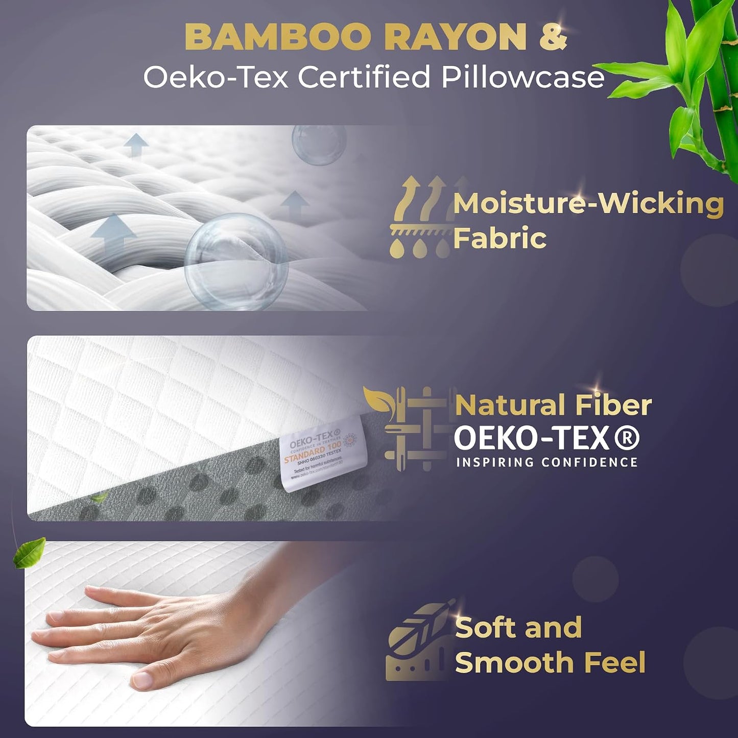 Memory Foam Pillow, Queen Neck Pain Relief, Contour Cervical Pillow, for Neck and Shoulder Pain, Side, Back and Stomach Sleeper, 24x14x5 inches