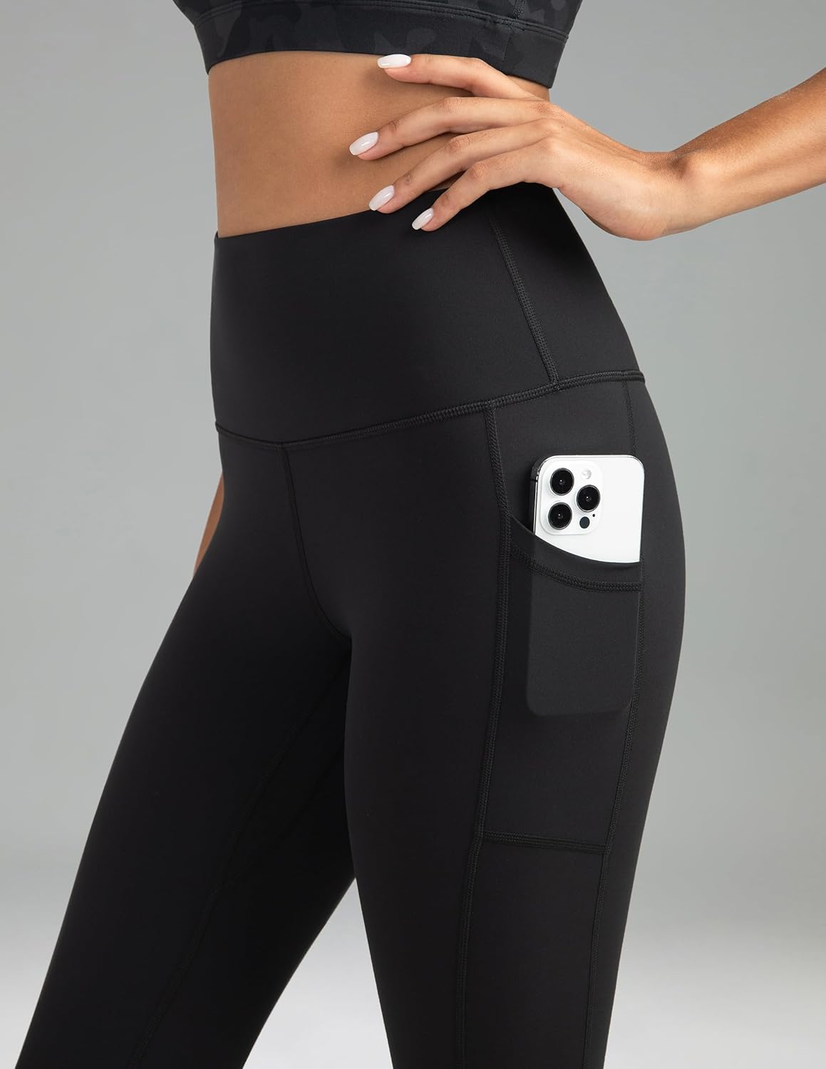 Women's High Waisted Yoga Pants 7/8 Length Leggings with Pockets