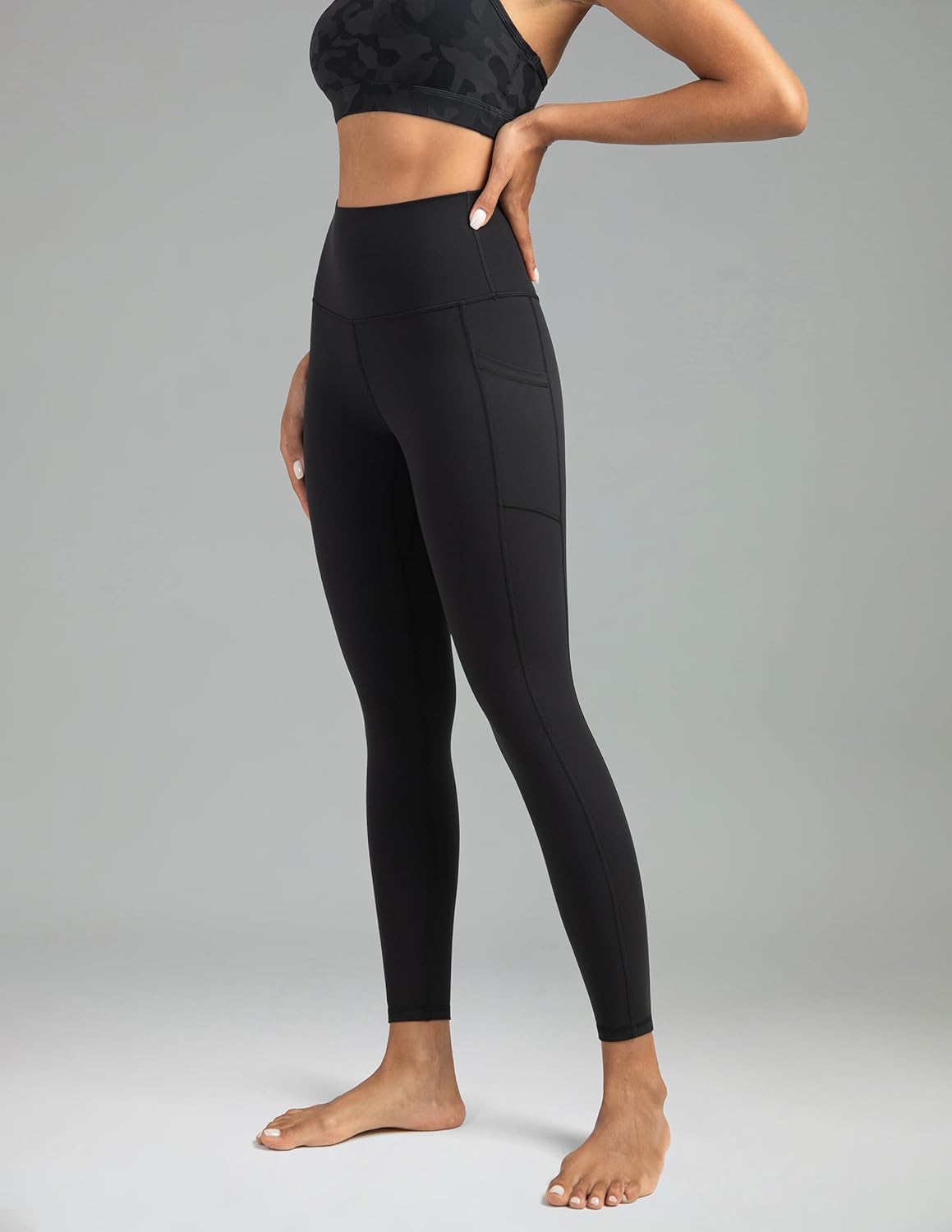 Women's High Waisted Yoga Pants 7/8 Length Leggings with Pockets