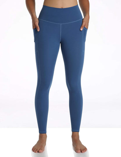Women's High Waisted Yoga Pants 7/8 Length Leggings with Pockets