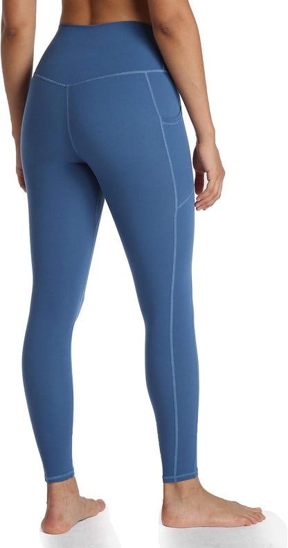 Women's High Waisted Yoga Pants 7/8 Length Leggings with Pockets